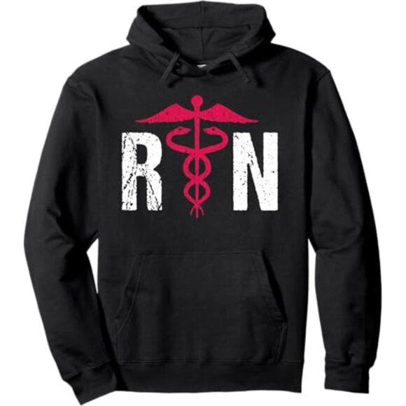 RN Hoodie Sweatshirt | Nurse Sweatshirt Gift - Picture 1 of 1